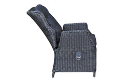 Surakarta-Darwin verstelbare Tuinset 4 Personen - Rock Grey