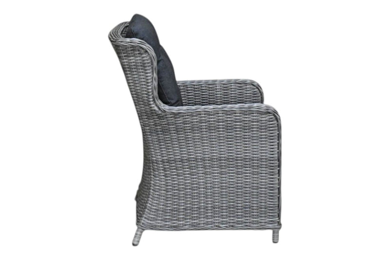 Surakarta-Delano Tuinset 4 Personen - Natural Grey