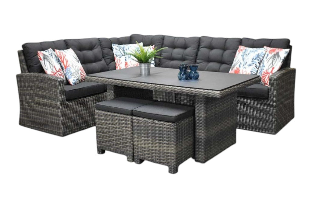 Denver Dining Loungeset - Spraystone / Kobo Grey