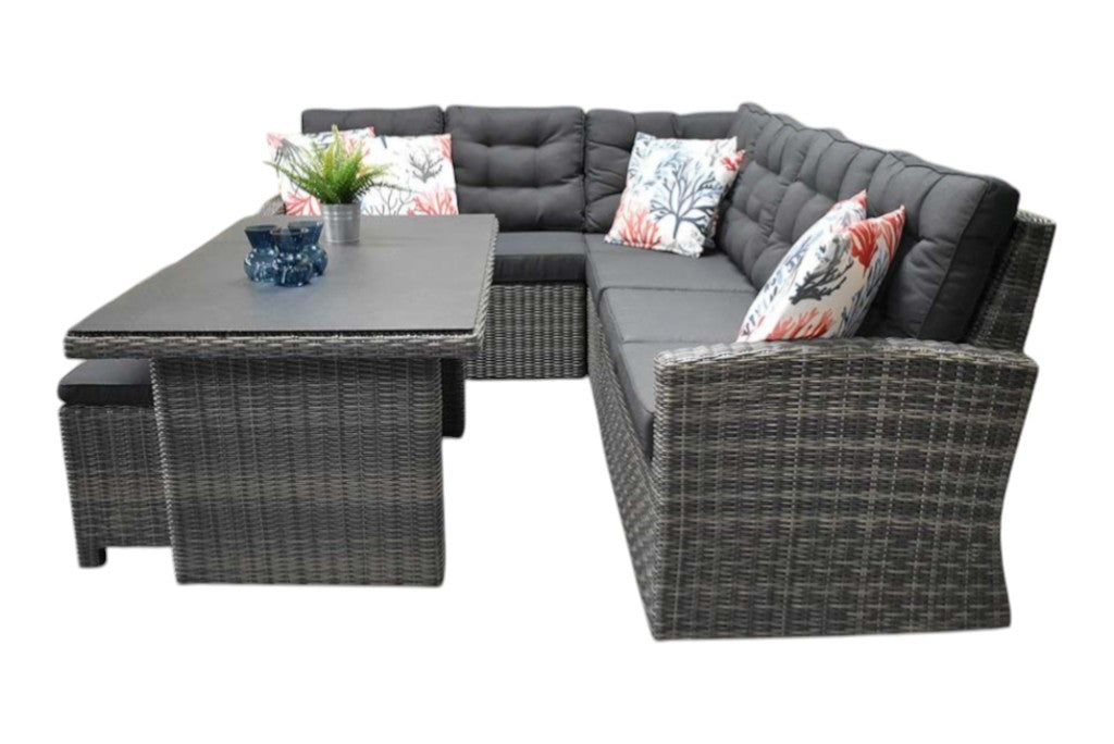 Denver Dining Loungeset - Spraystone / Kobo Grey