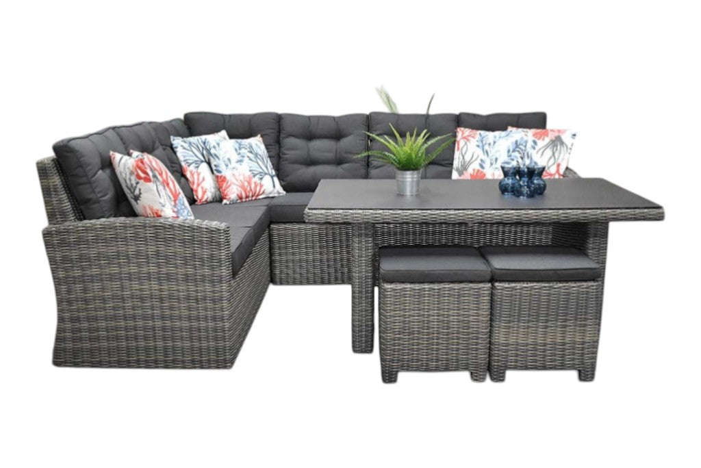 Denver Dining Loungeset - Spraystone / Kobo Grey