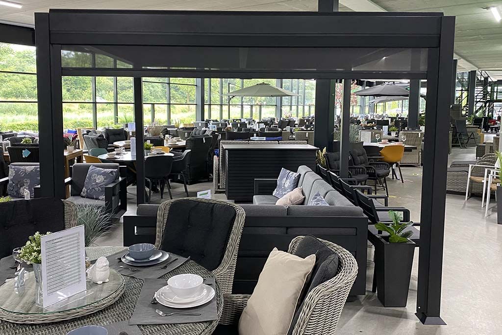 Viole Overkapping  300 x 300 cm - Dark Grey