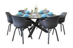 Firenze-Bristol Tuinset 6 Personen - Anthracite