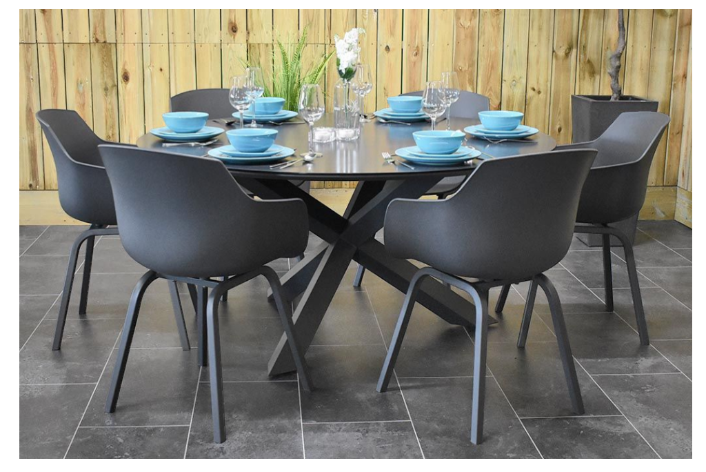 Bristol Dining Tuinstoel - Anthracite