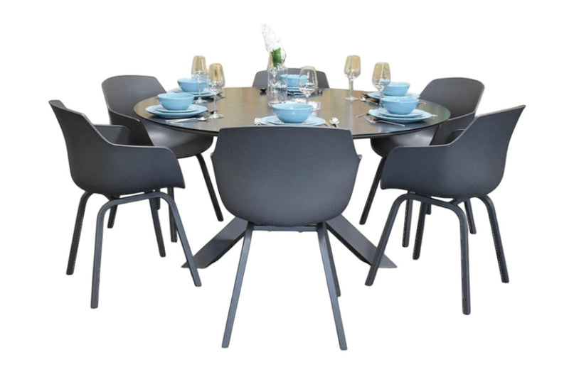 Firenze-Bristol Tuinset 6 Personen - Anthracite