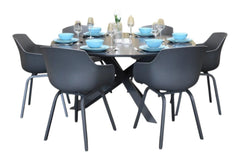 Firenze-Bristol Tuinset 6 Personen - Anthracite
