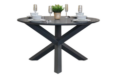 Firenze Ronde Tuintafel 130 cm - Dark Grey