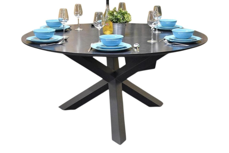 Firenze Ronde Tuintafel 150 cm - Dark Grey