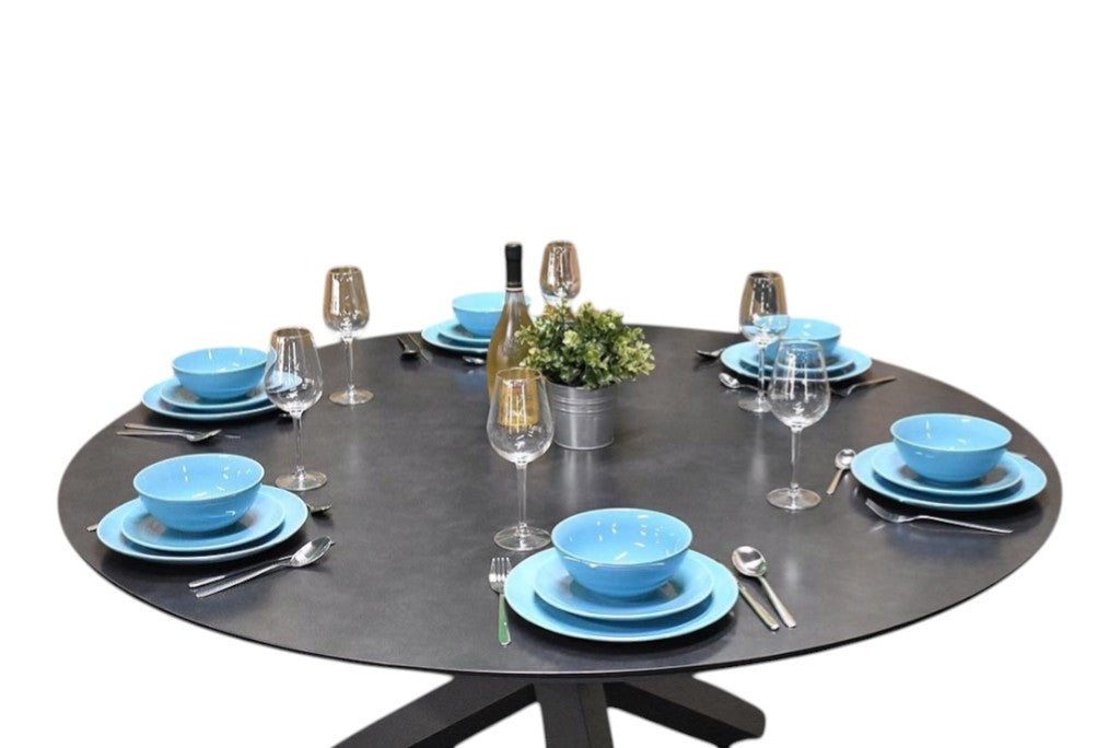 Firenze Ronde Tuintafel 150 cm - Dark Grey