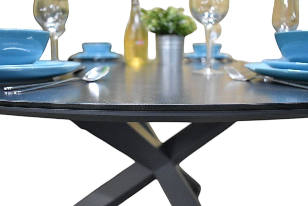 Firenze Ronde Tuintafel 150 cm - Dark Grey