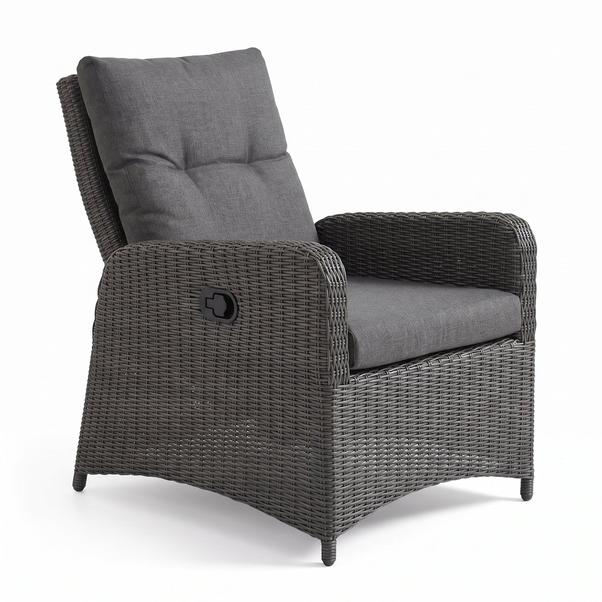 Florida Loungestoel - Rock Grey in een sfeervolle tuin - Outnest tuinmeubelen
