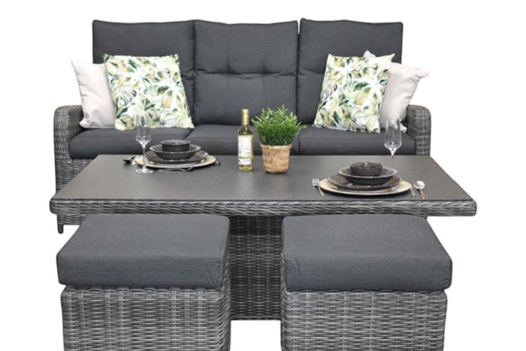 Florida Verstelbare Dining Loungeset - Kobo Grey