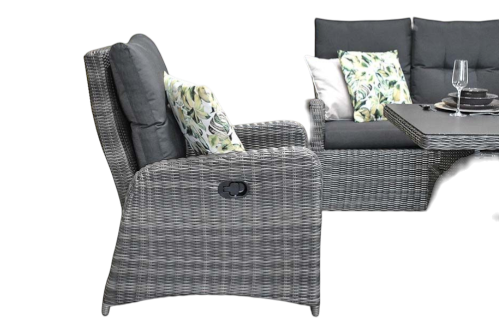 Florida Verstelbare Dining Loungeset - Kobo Grey