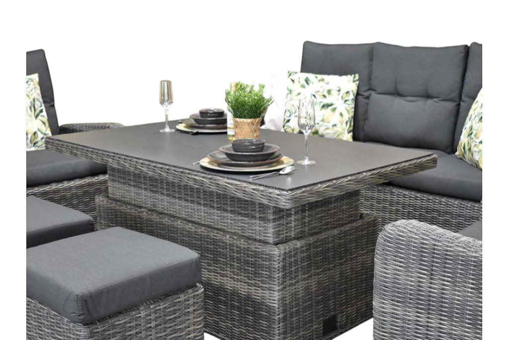 Florida Verstelbare Dining Loungeset - Kobo Grey