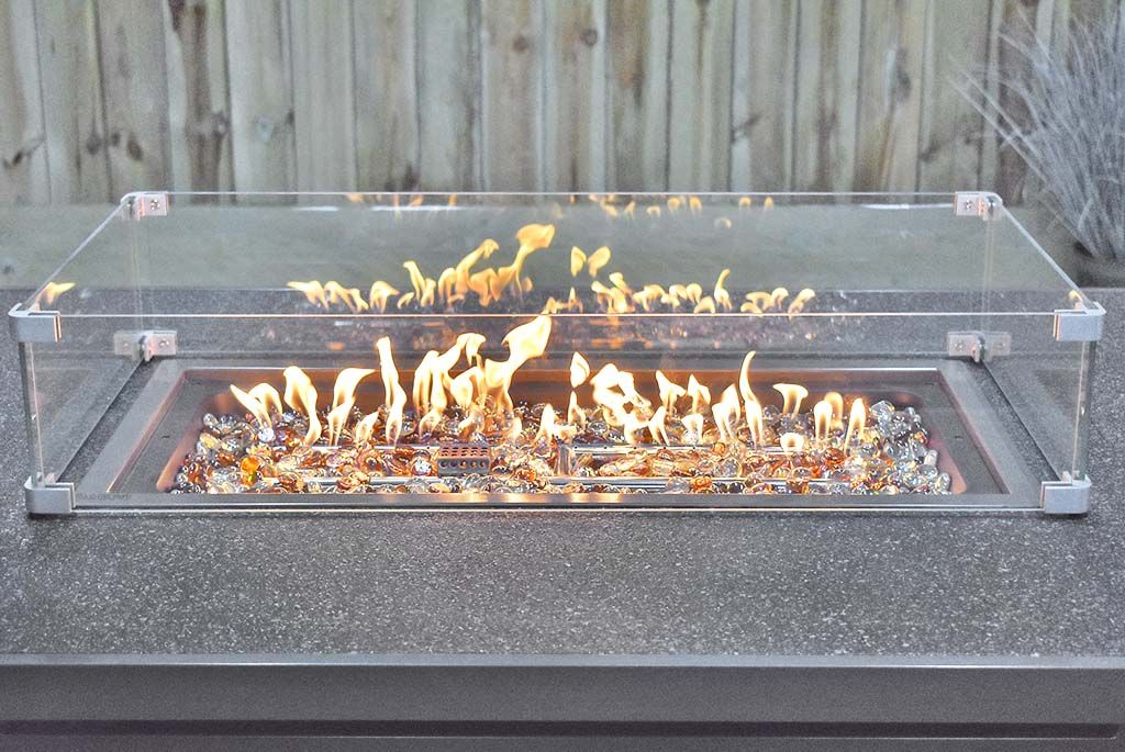 Madrid Verstelbare Dining Loungeset 3-zits + 2 stoelen - Spraystone / Kobo Grey / Vuurtafel 150 cm