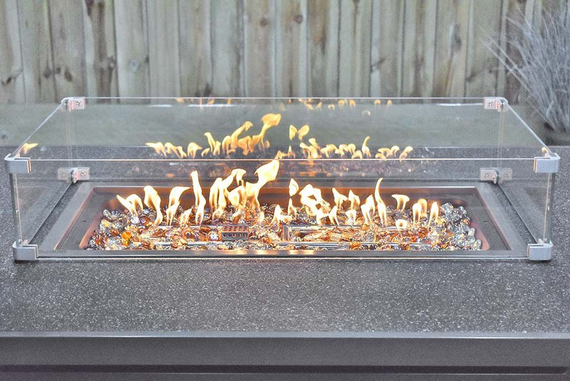 Madrid Verstelbare Dining Loungeset 3-zits + 2 stoelen - Spraystone / Kobo Grey / Vuurtafel 150 cm