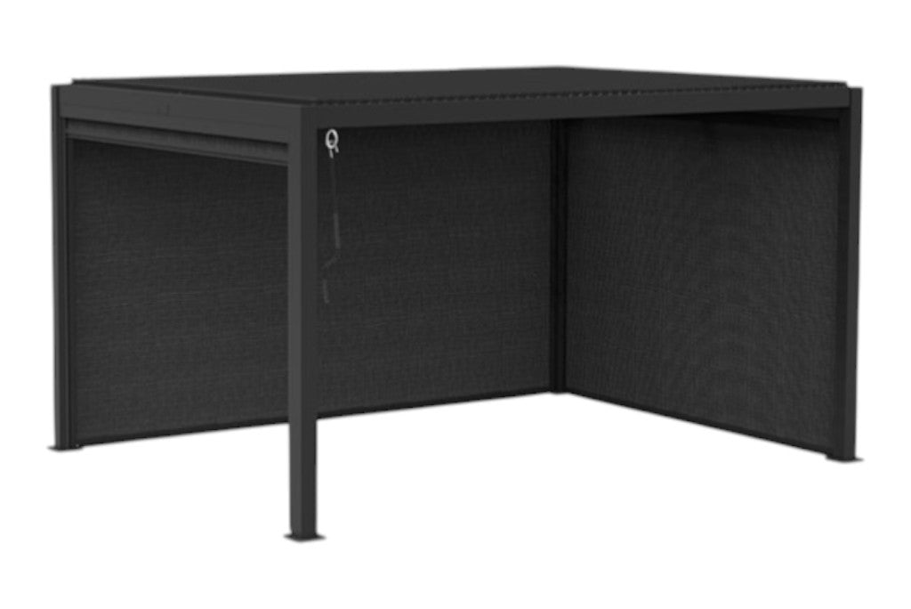 Viole Zijwand Overkapping 400 cm - Dark Grey