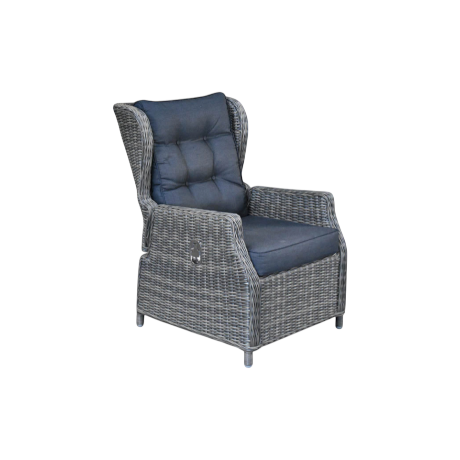 Barcelona Verstelbare Loungestoel - Kobo Grey