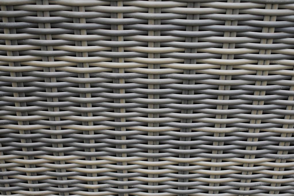 Madrid midden element Kobo Grey - detail wicker - Outnest Prestige
