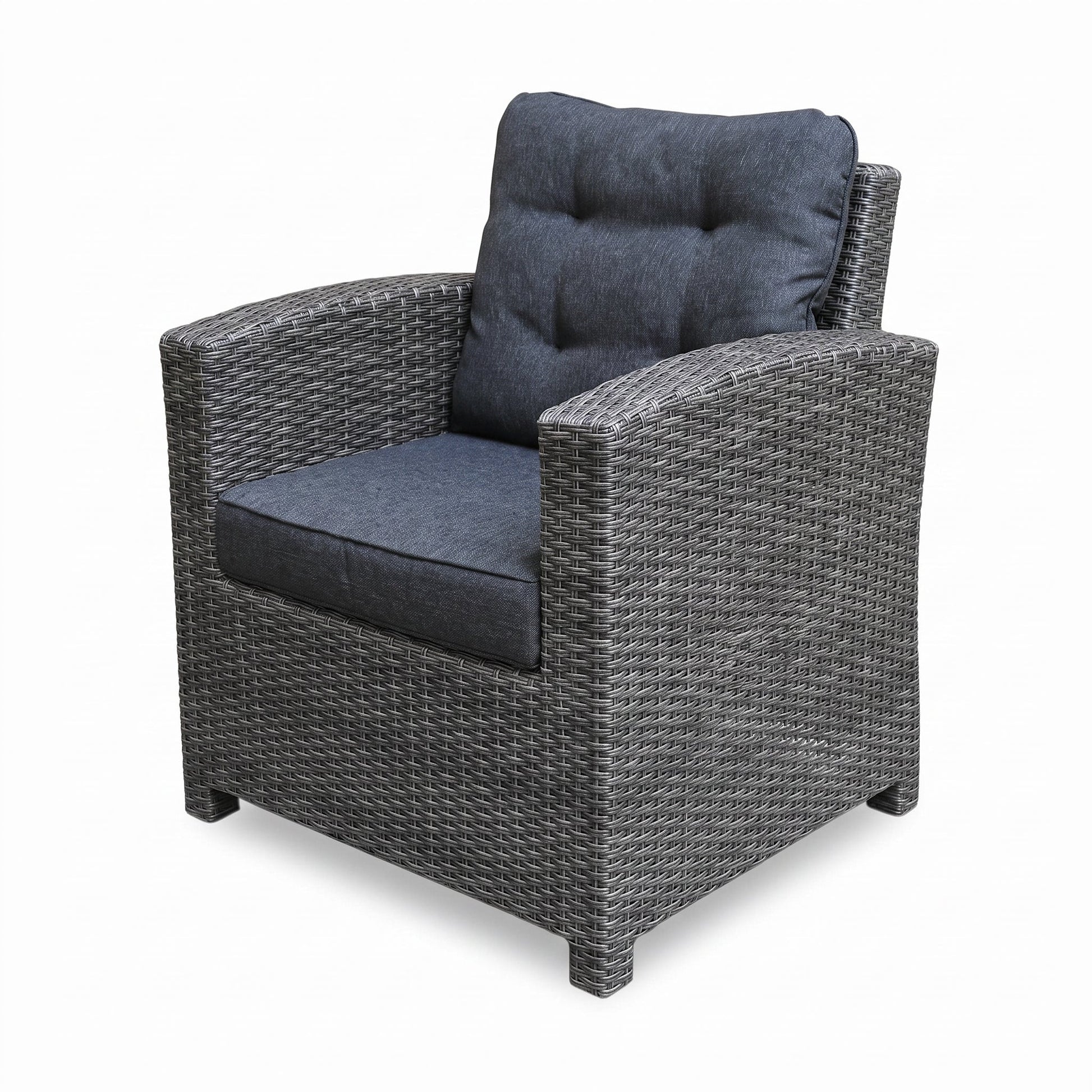 Las Palmas Loungestoel - Dark Grey in een sfeervolle tuin - Outnest tuinmeubelen