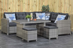 Outnest Las Palmas hoge tafel spraystone detail