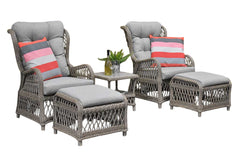 Lucca Verstelbare Loungeset - Faded Sand