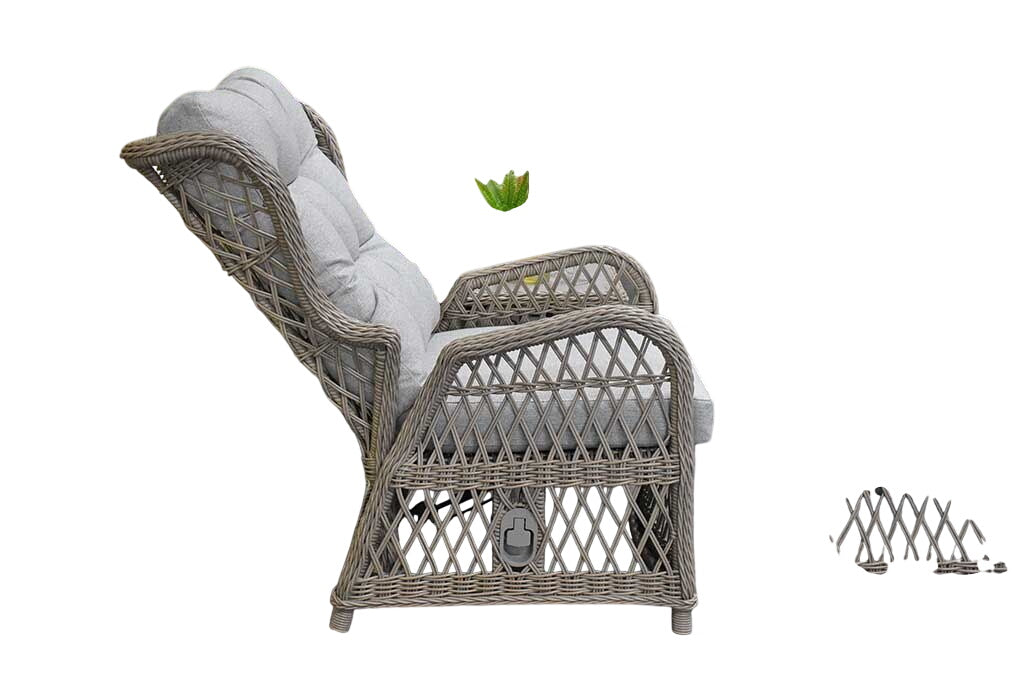 Lucca Verstelbare Loungeset - Faded Sand