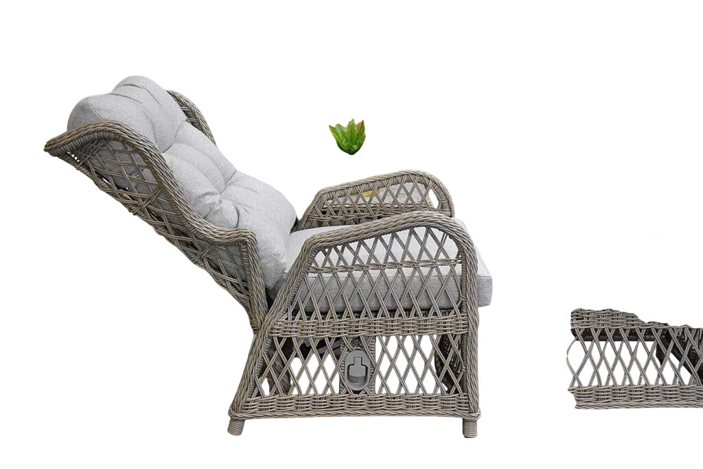 Lucca Verstelbare Loungeset - Faded Sand