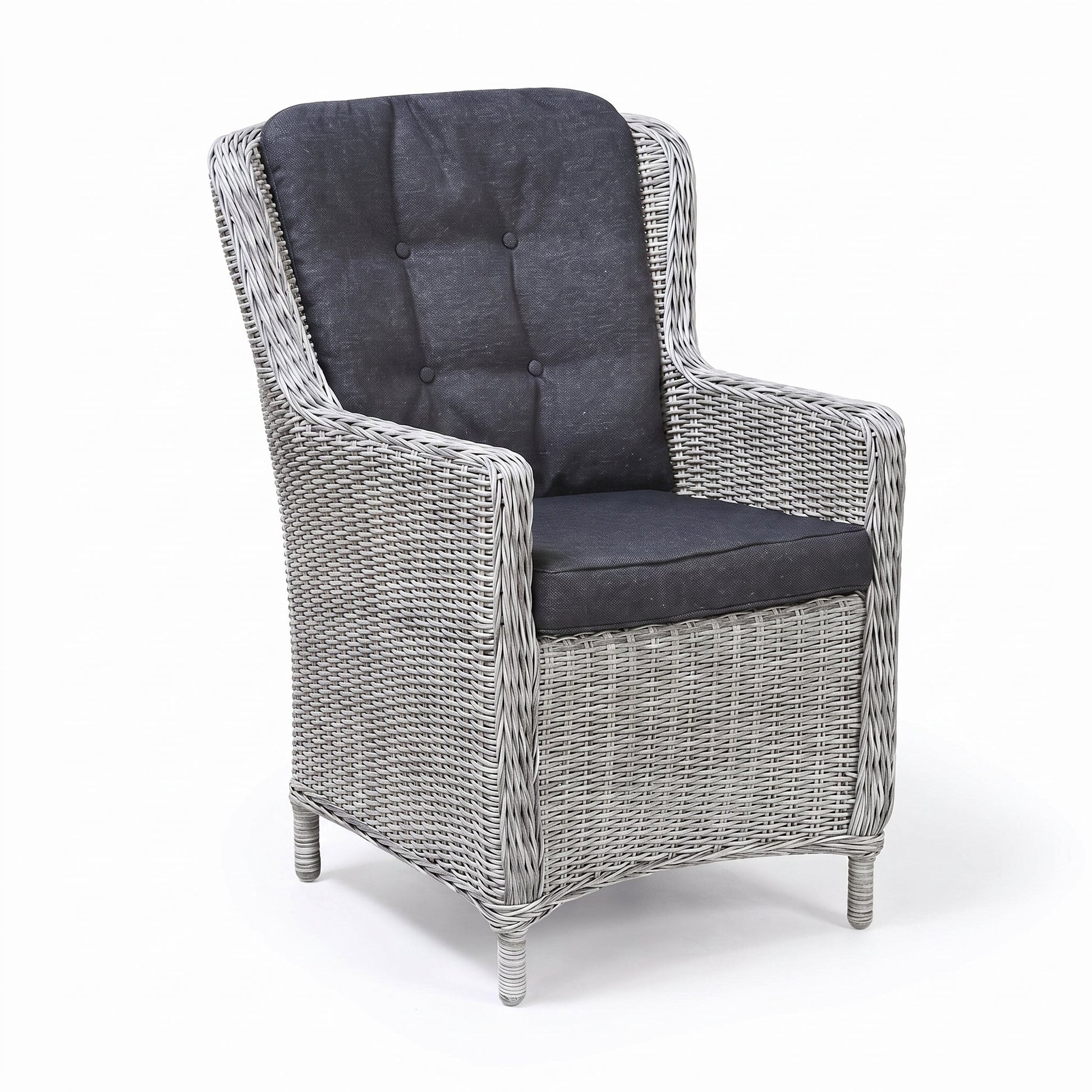 Marina Tuinstoel | Dining - Light Kobo Grey in een sfeervolle tuin - Outnest tuinmeubelen
