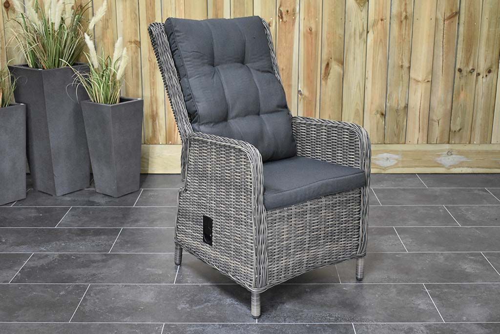 Marling Verstelbare Tuinstoel - Rock Grey