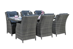 Menorca-Darwin Tuinset 6 Personen - Kobo Grey