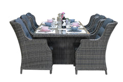 Menorca-Darwin Tuinset 6 Personen - Kobo Grey