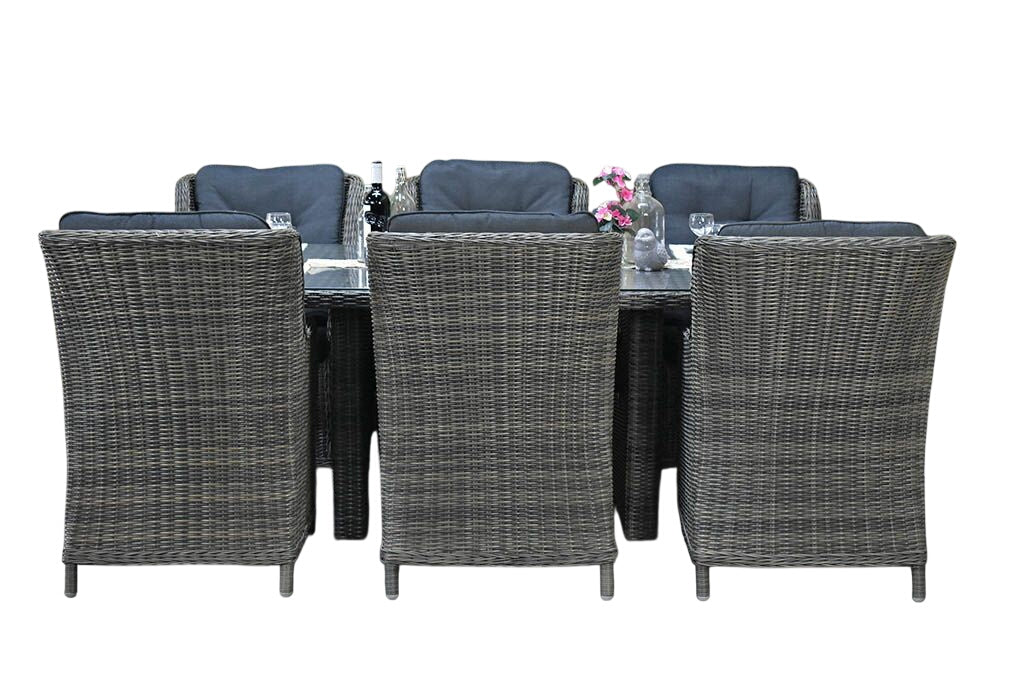 Menorca-Darwin Tuinset 6 Personen - Kobo Grey