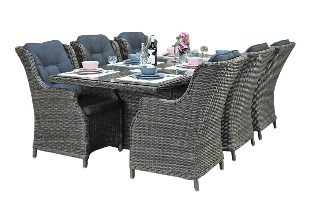 Menorca-Darwin Tuinset 6 Personen - Kobo Grey