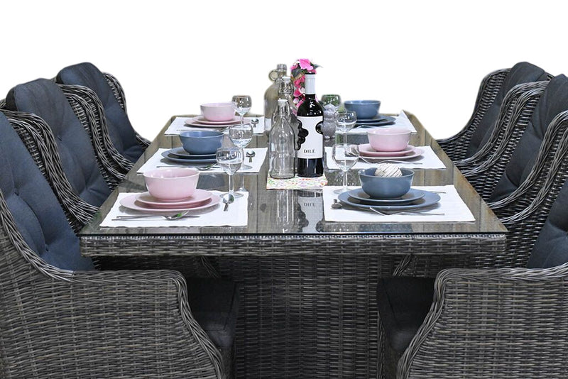 Menorca-Darwin Tuinset 6 Personen - Kobo Grey