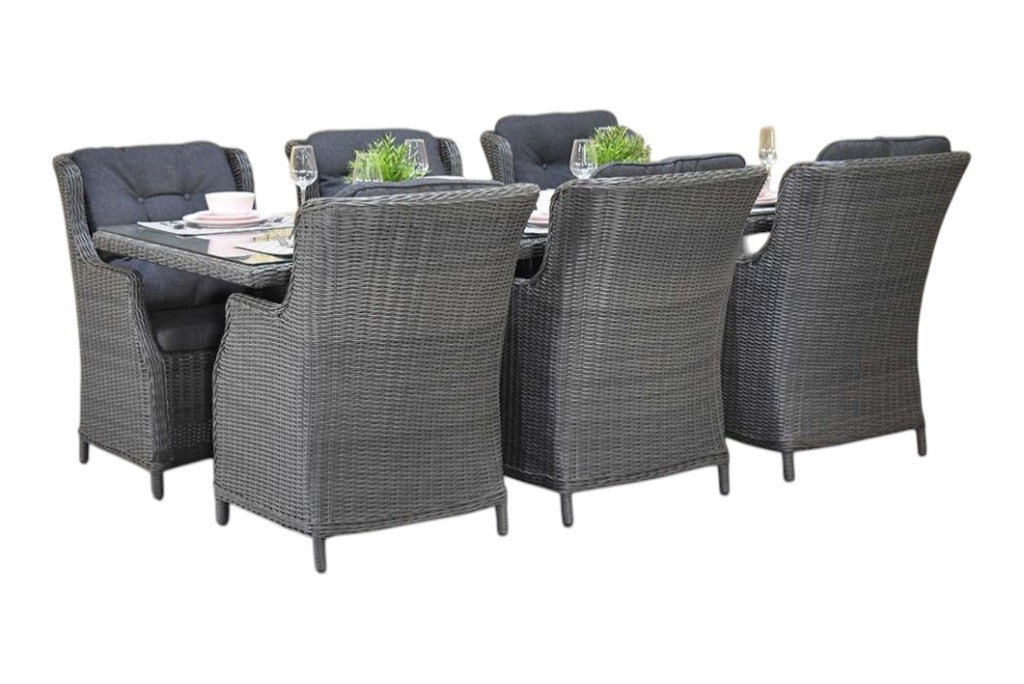 Menorca-Darwin Tuinset 6 Personen - Rock Grey