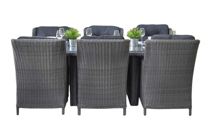 Menorca-Darwin Tuinset 6 Personen - Rock Grey