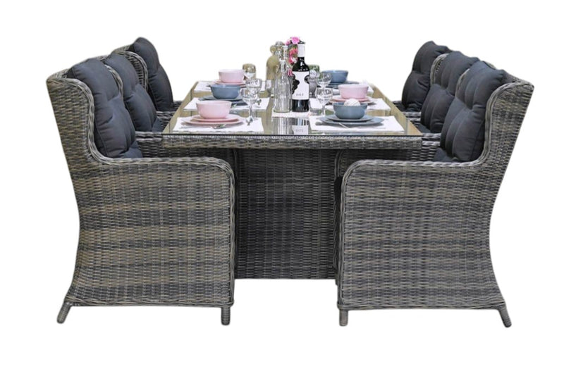 Menorca-Delano Tuinset 6 Personen - Kobo Grey