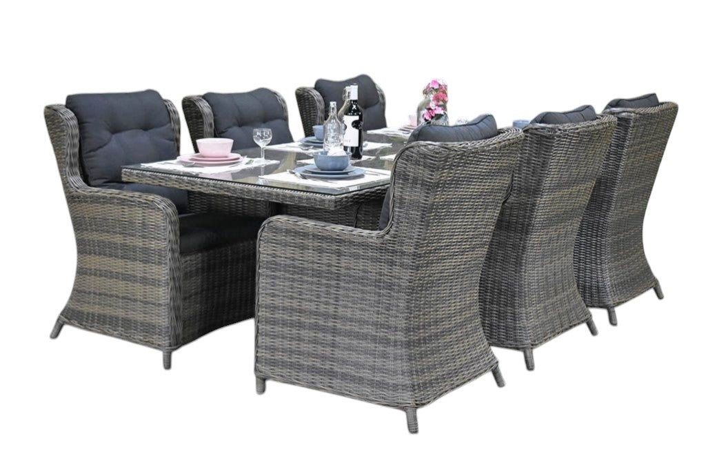 Menorca-Delano Tuinset 6 Personen - Kobo Grey