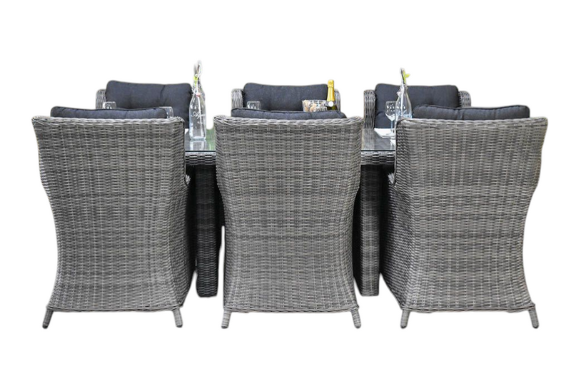 Menorca-Delano Tuinset 6 Personen - Natural Grey