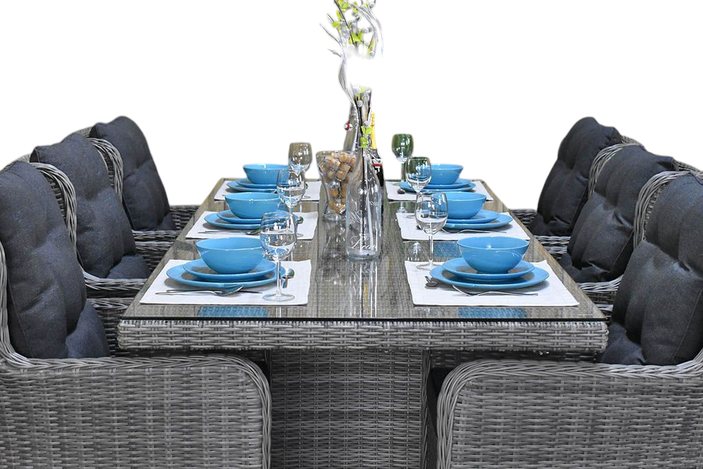 Menorca-Delano Tuinset 6 Personen - Natural Grey