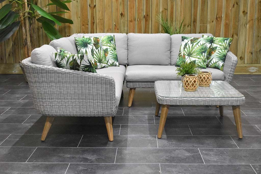 Milano Hoek Loungeset - White