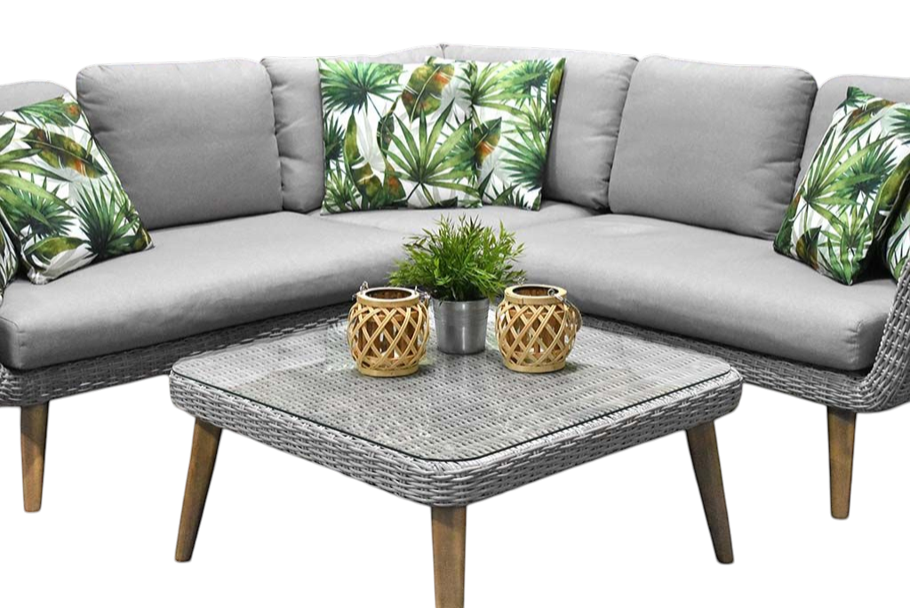 Milano Hoek Loungeset - White