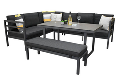 Nevada Loungeset - Dark grey / Rechts