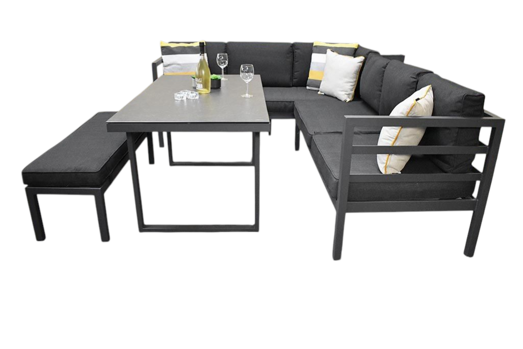 Nevada Loungeset - Dark grey / Rechts