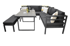 Nevada Loungeset - Dark grey / Rechts