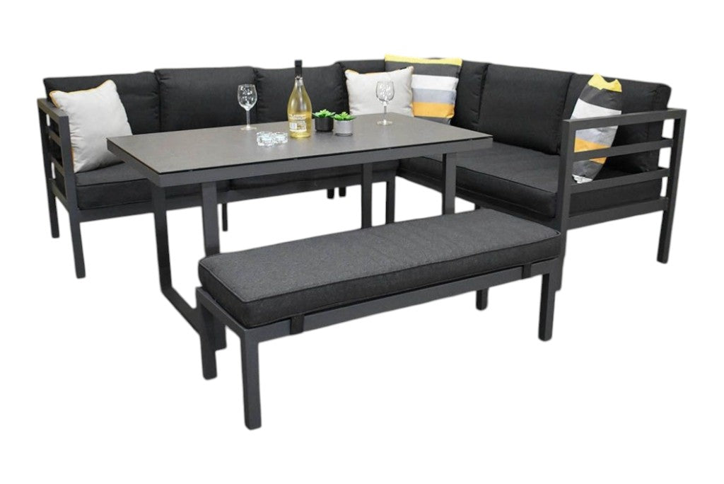 Nevada Loungeset - Dark grey / Links