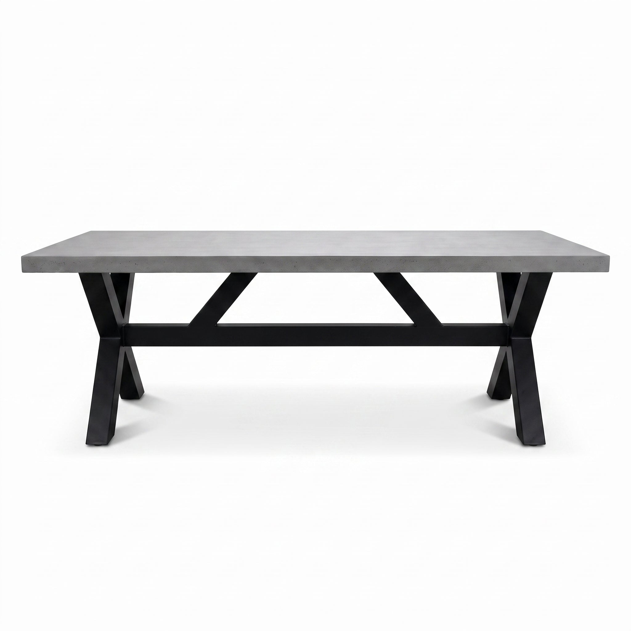 Norwich Rechthoekige Polystone Tuintafel 300 cm - Staal / Polystone in een sfeervolle tuin - Outnest tuinmeubelen