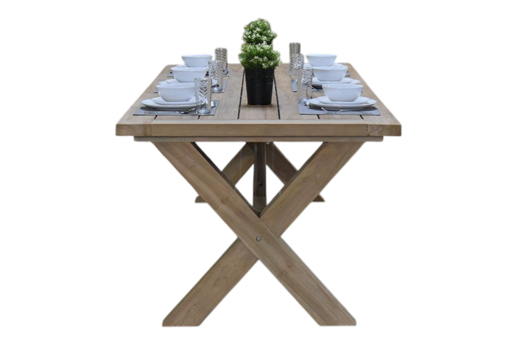 Norwich Rechthoekige Teak Tuintafel 300 cm
