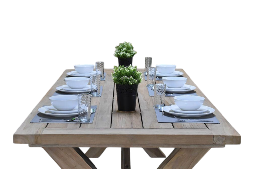 Norwich Rechthoekige Teak Tuintafel 250 cm